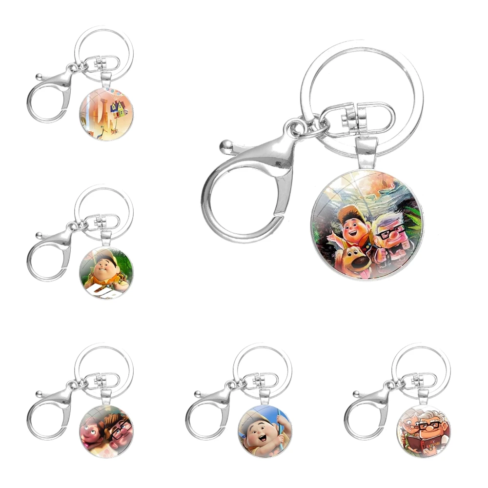 Keychain Handmade Glass Cabochon Key Ring Holder Pendant Key Chains Adventure Up Pixar Animation Movie
Keychain Handmade Glass Cabochon Key Ring Holder Pendant Key Chains Adventure Up Pixar Animation Movie
