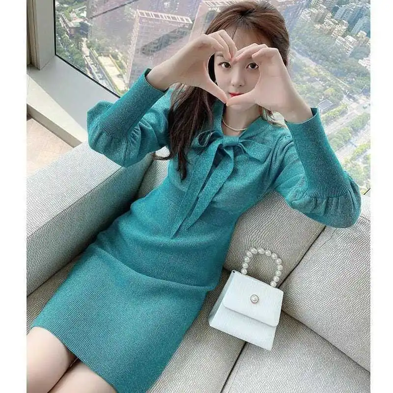 Elegant Solid Dress for Women Long Sleeve Knitted Bottoming A-line Pleated Skirt Casual Streetwear Turtleneck Dress Girl T128
Elegant Solid Dress for Women Long Sleeve Knitted Bottoming A-line Pleated Skirt Casual Streetwear Turtleneck Dress Girl T128