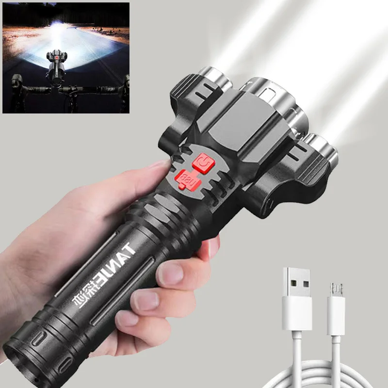 Bright Flashlight Waterproof Camping Cycling Outdoor Camping Car Emergency Strong Led Lights Portable Flashlight Lanterna
Bright Flashlight Waterproof Camping Cycling Outdoor Camping Car Emergency Strong Led Lights Portable Flashlight Lanterna