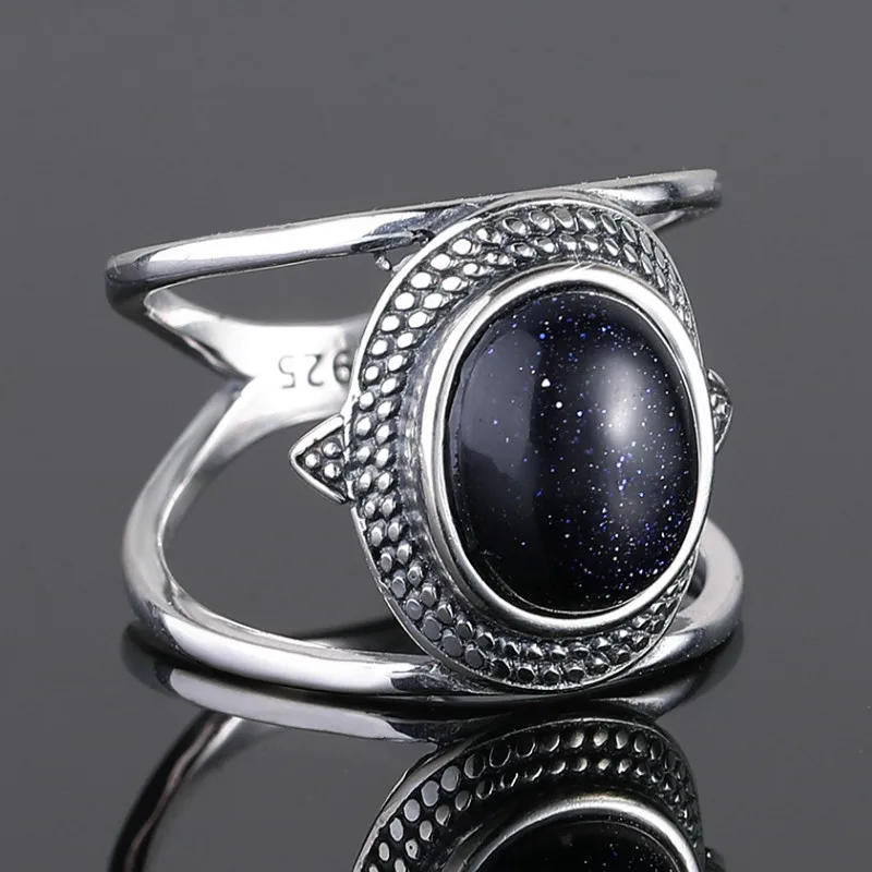 Nasiya Luxury Oval Blue Sandstone Rings For Women Silver Color Ring Jewelry Finger Ring Gemstone Rings Party Gift
Nasiya Luxury Oval Blue Sandstone Rings For Women Silver Color Ring Jewelry Finger Ring Gemstone Rings Party Gift