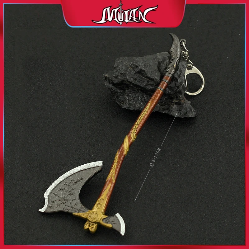 God of War Kratos Weapon Leviathan Axe Full Level 17cm Mini Alloy Keychain Game Toys Model Katana Accessories Home Decor Gifts
God of War Kratos Weapon Leviathan Axe Full Level 17cm Mini Alloy Keychain Game Toys Model Katana Accessories Home Decor Gifts