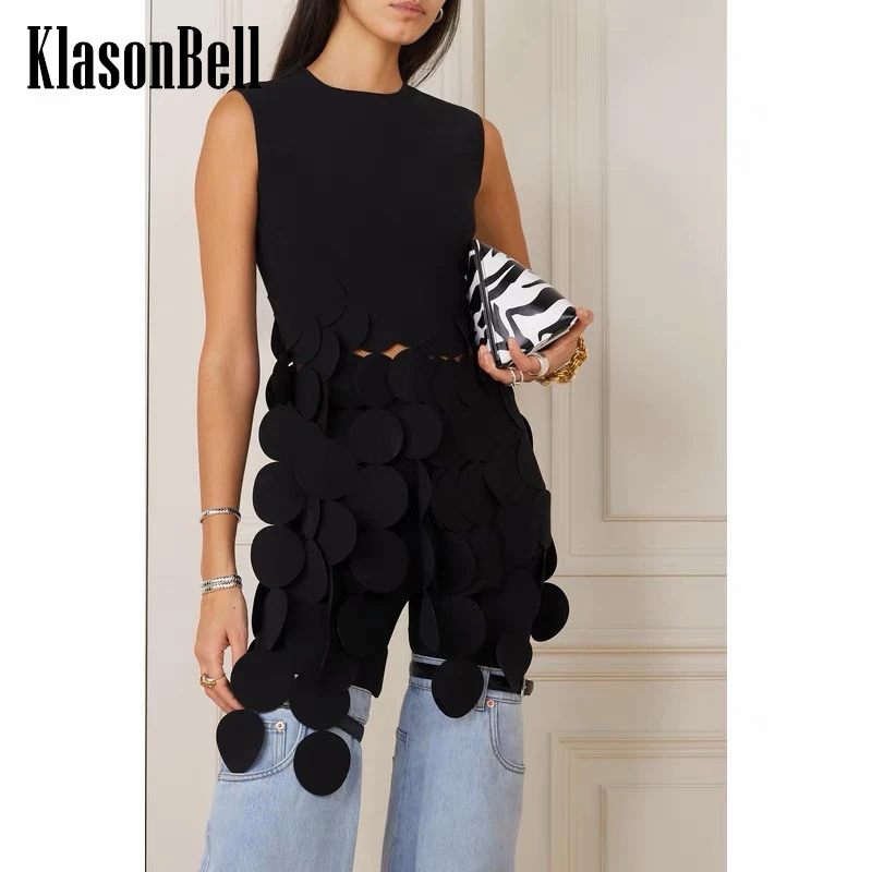 5.10 KlasonBell Fashion Heavy Industry Tassel Design Round Neck Sleeveless Tank Top Women
5.10 KlasonBell Fashion Heavy Industry Tassel Design Round Neck Sleeveless Tank Top Women