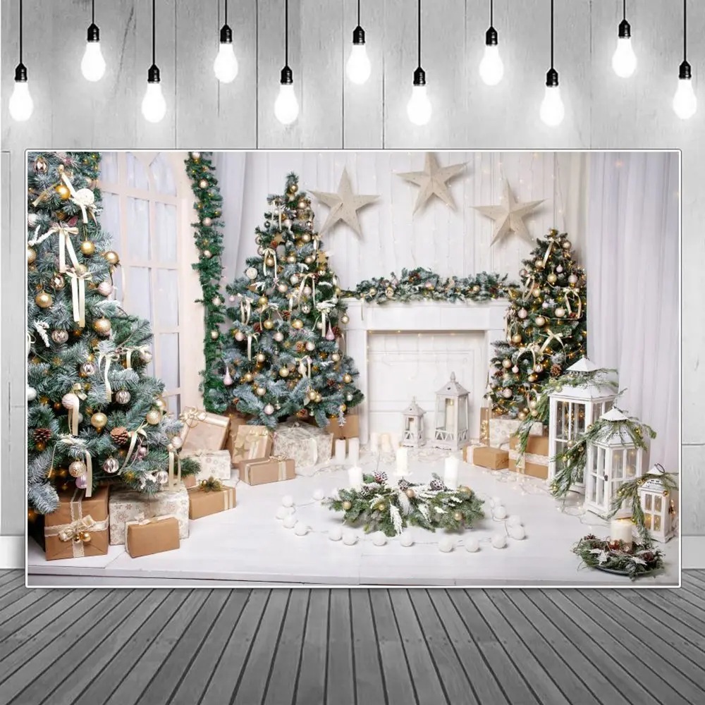 2023 Christmas Fireplace Bells Trees Decoration Photography Backdrop Star Lights Wall Curtain Gifts Lamp Candle Photo Background
2023 Christmas Fireplace Bells Trees Decoration Photography Backdrop Star Lights Wall Curtain Gifts Lamp Candle Photo Background