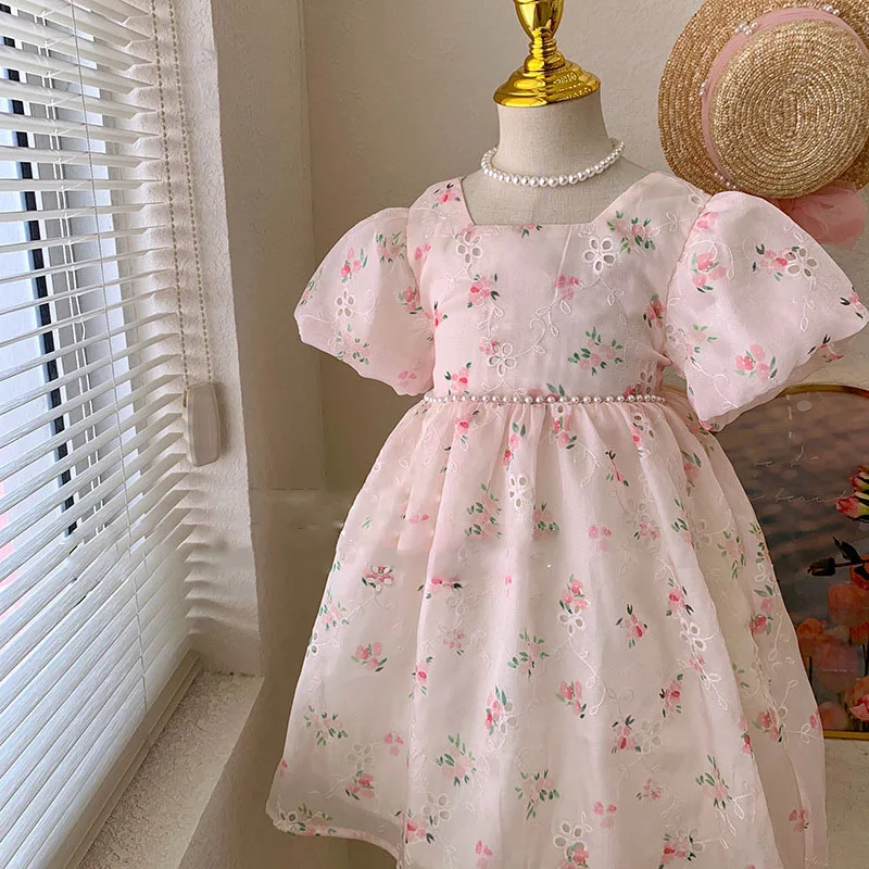 Girls dress 2023 summer Vestidos new 2-8 year old girl sweet pink floral bow princess dress Vestido Fiesta Ropa فساتين الطفل
Girls dress 2023 summer Vestidos new 2-8 year old girl sweet pink floral bow princess dress Vestido Fiesta Ropa فساتين الطفل