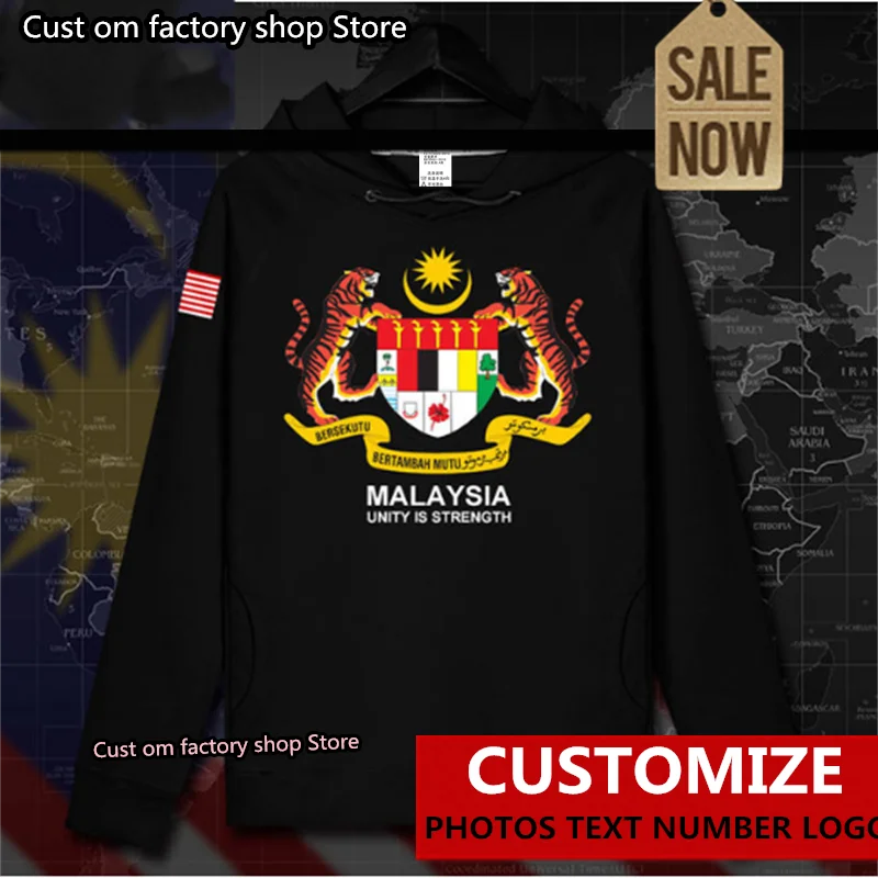 Malaysia Men Hoodies Free Custom Made Flag Casual Sweatshirt Malaysian Malaya MY MYS College Name Number Print Photo Clothing
Malaysia Men Hoodies Free Custom Made Flag Casual Sweatshirt Malaysian Malaya MY MYS College Name Number Print Photo Clothing