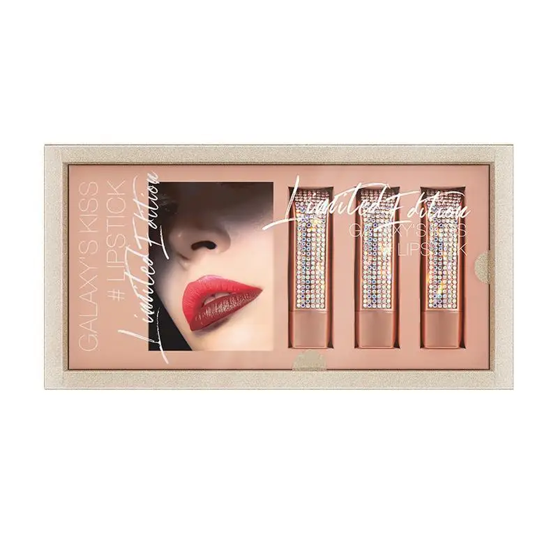 Lip Gloss Matte Stick 3 PCS Non-Stick Matte Liquid Long-Lasting Lipstick Makeup Set Non-Stick Cup Not Fade Waterproof Lip Gloss
Lip Gloss Matte Stick 3 PCS Non-Stick Matte Liquid Long-Lasting Lipstick Makeup Set Non-Stick Cup Not Fade Waterproof Lip Gloss