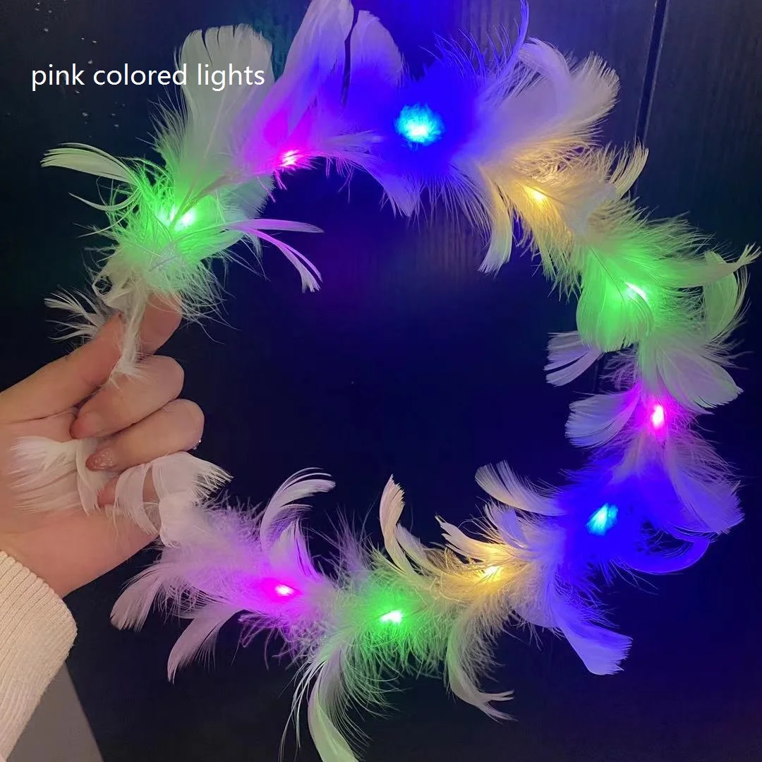 LED Rabbit Ears Feather Headbands Light Up Bunny Headband Luminous Festival Hair Piece Party Hair Accessories for Women and Girl
LED Rabbit Ears Feather Headbands Light Up Bunny Headband Luminous Festival Hair Piece Party Hair Accessories for Women and Girl