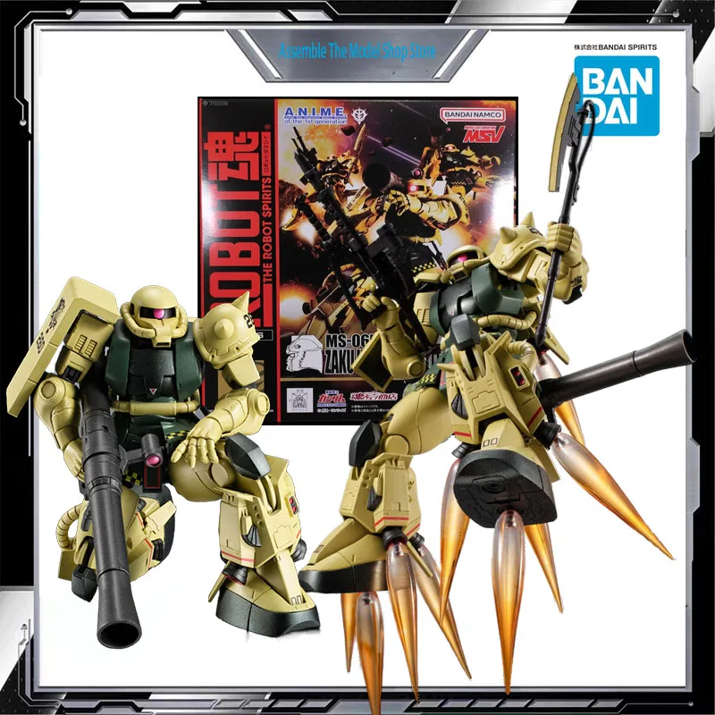 Bandai Original Model Kit ROBOT SOUL MS-06R-1 ZAKU 2 HIGH MOBILITY TYPE Anime Action Figure Model Toys Gift for Boys 125mm
Bandai Original Model Kit ROBOT SOUL MS-06R-1 ZAKU 2 HIGH MOBILITY TYPE Anime Action Figure Model Toys Gift for Boys 125mm