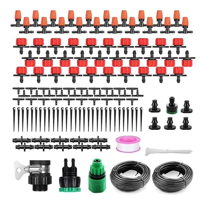 Garden Irrigation System, Mini Drip Irrigation Kit, 30 M Garden Automatic Watering Drip Irrigation Watering System
Garden Irrigation System, Mini Drip Irrigation Kit, 30 M Garden Automatic Watering Drip Irrigation Watering System
