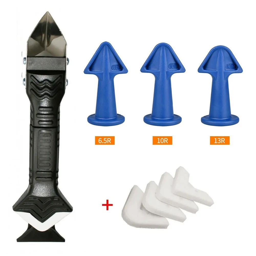 3 In 1 Finisher Tool Caulk Finisher Grout Kit Remover Scraper Sealant Silicone Smooth Reliable Useful Hot Sale
3 In 1 Finisher Tool Caulk Finisher Grout Kit Remover Scraper Sealant Silicone Smooth Reliable Useful Hot Sale