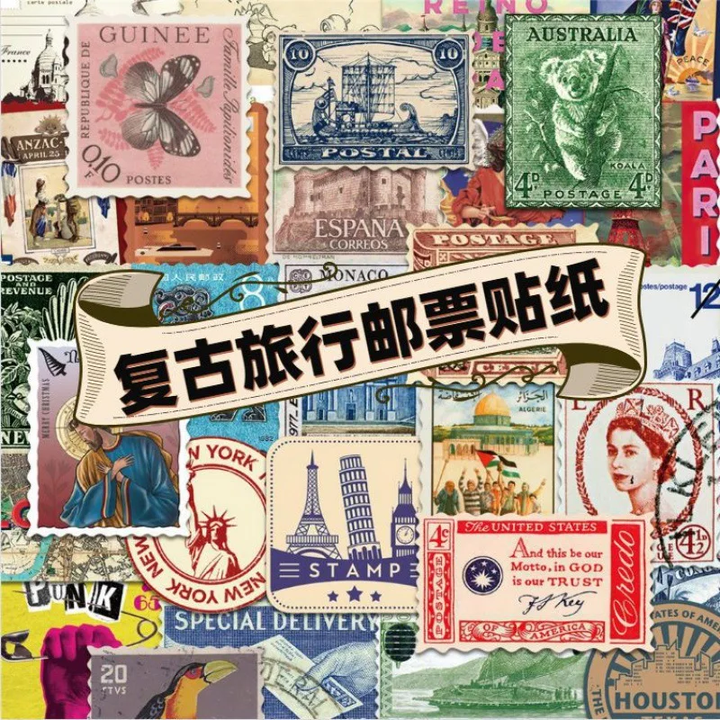 50PCS Vintage Stickers Retro Stamp Style Diary Planner Decorative Scrapbooking Stickers Craft Stickers Kids Toys
50PCS Vintage Stickers Retro Stamp Style Diary Planner Decorative Scrapbooking Stickers Craft Stickers Kids Toys