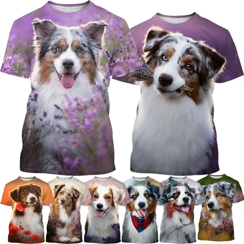 New Animal Australian Shepherd 3D Men's Women Short Sleeve T-Shirt Casual Dog Shepherd Print Harajuku Style Street Wear TShirt
New Animal Australian Shepherd 3D Men's Women Short Sleeve T-Shirt Casual Dog Shepherd Print Harajuku Style Street Wear TShirt
