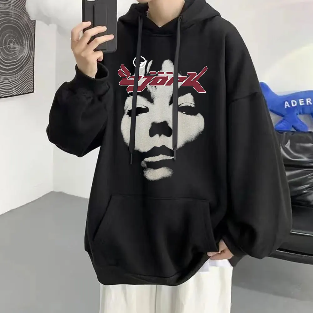 90s Vintage Bjork Look Music Album Print Hooded Men Women Winter Long Sleeve Loose Street Fashion Men's Sweatshirt Sports Hoodie
90s Vintage Bjork Look Music Album Print Hooded Men Women Winter Long Sleeve Loose Street Fashion Men's Sweatshirt Sports Hoodie
