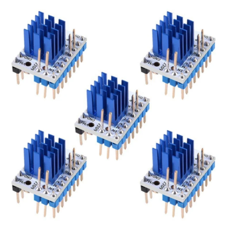 HOT! 5Pcs TMC2209 V3.0 Stepper Motor Driver Stepping Rod Silent Driver 256 Microstep Current 2.8A Peak VS TMC2208
HOT! 5Pcs TMC2209 V3.0 Stepper Motor Driver Stepping Rod Silent Driver 256 Microstep Current 2.8A Peak VS TMC2208