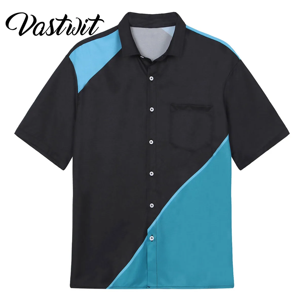 Mens Bowling Shirt Fashion Color Block Button Down Turn-down Collar Camp Tee Top Short Sleeve Hawaiian Shirts Beach Wear
Mens Bowling Shirt Fashion Color Block Button Down Turn-down Collar Camp Tee Top Short Sleeve Hawaiian Shirts Beach Wear