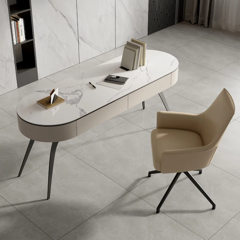 Rock desk light luxury modern living room large long desk designer high sense home bedroom office desk computer desk
Rock desk light luxury modern living room large long desk designer high sense home bedroom office desk computer desk