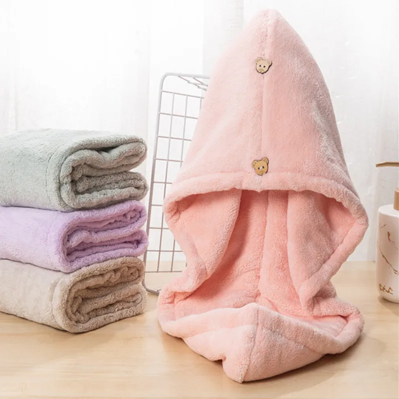 Coral velvet hair dry cap Women super absorbent quick drying Closed toe shampoo Hair towel Magic double thickened shower cap
Coral velvet hair dry cap Women super absorbent quick drying Closed toe shampoo Hair towel Magic double thickened shower cap