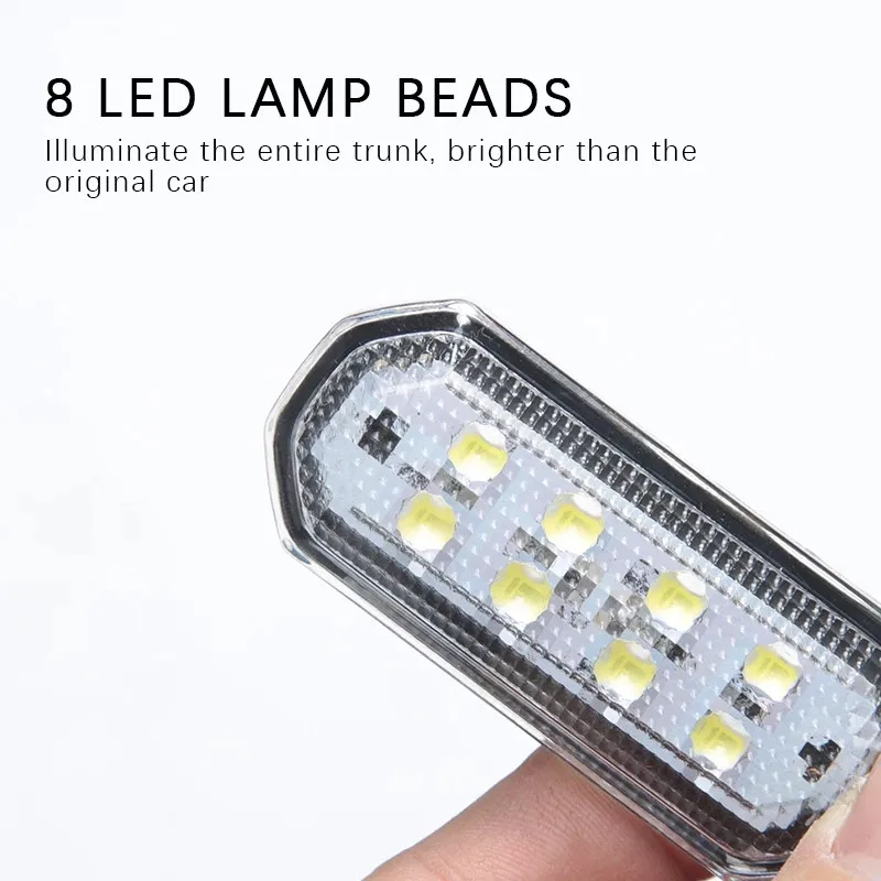 8PCS Led Car Trunk Light Replacement Trunk Tail Light White Interior Accessories Suitable For Tesla Models Y 2020 2021
8PCS Led Car Trunk Light Replacement Trunk Tail Light White Interior Accessories Suitable For Tesla Models Y 2020 2021