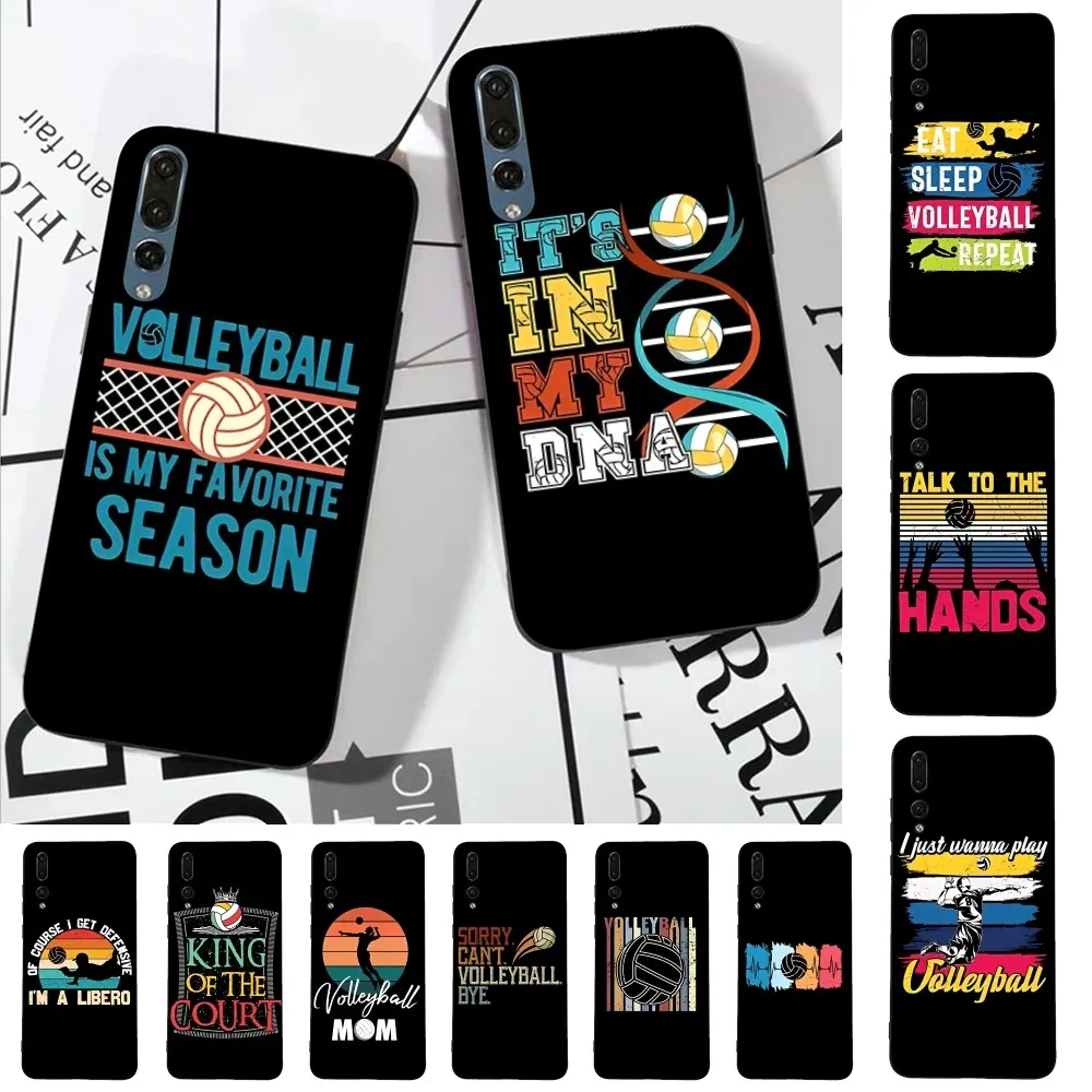 

Volleyball Painted Phone Case For Huawei P 8 9 10 20 30 40 50 Pro Lite Psmart Honor 10 lite 70 Mate 20lite