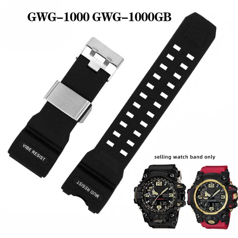 High Quality Modified Resin Silicone Male Watch Strap For Casio G-SHOCK Black Gold Watchband Big Mud King GWG-1000 GWG-1000GB
High Quality Modified Resin Silicone Male Watch Strap For Casio G-SHOCK Black Gold Watchband Big Mud King GWG-1000 GWG-1000GB
