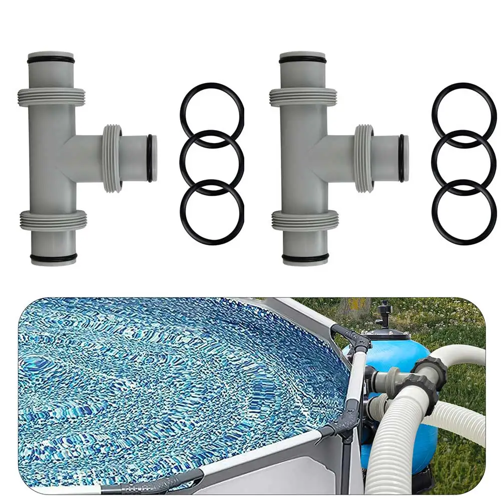 High Quality 2pcs Hose Adapter Pool Supplies 1.5in Tee For Intex 1.5in Hose Extension Adapter Rain T-connector
High Quality 2pcs Hose Adapter Pool Supplies 1.5in Tee For Intex 1.5in Hose Extension Adapter Rain T-connector