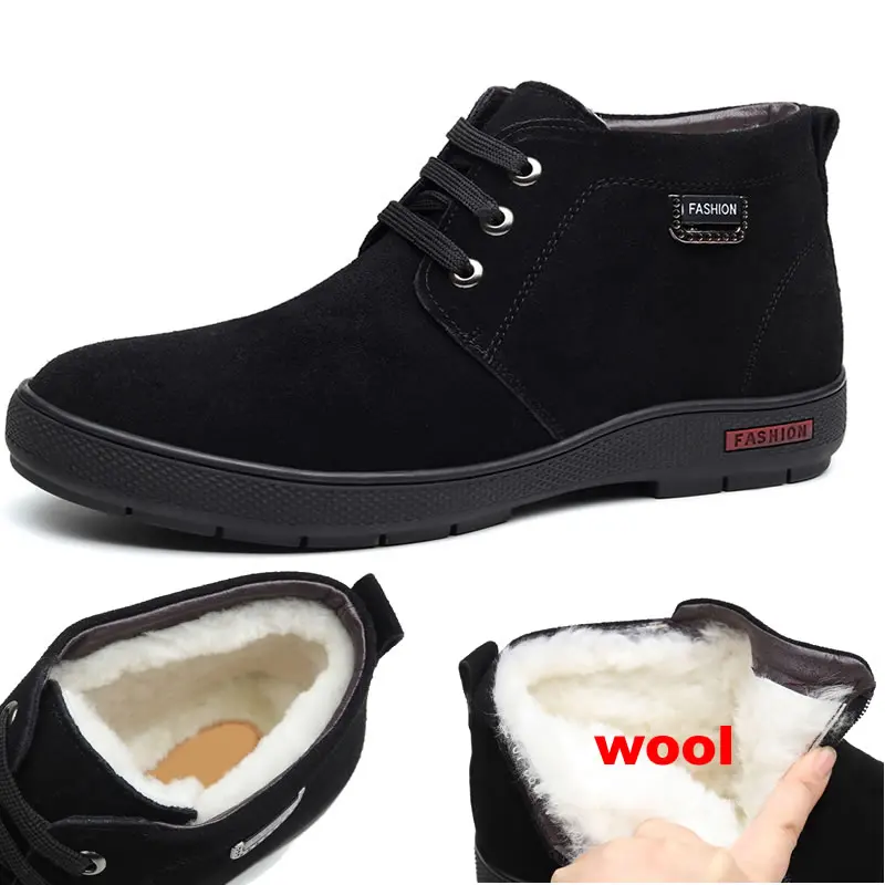 Men Boots Winter With Fur 2023 Suede Leather Shoes Men Keep Warm Casual Boot Male Ankle Snow Boots
Men Boots Winter With Fur 2023 Suede Leather Shoes Men Keep Warm Casual Boot Male Ankle Snow Boots
