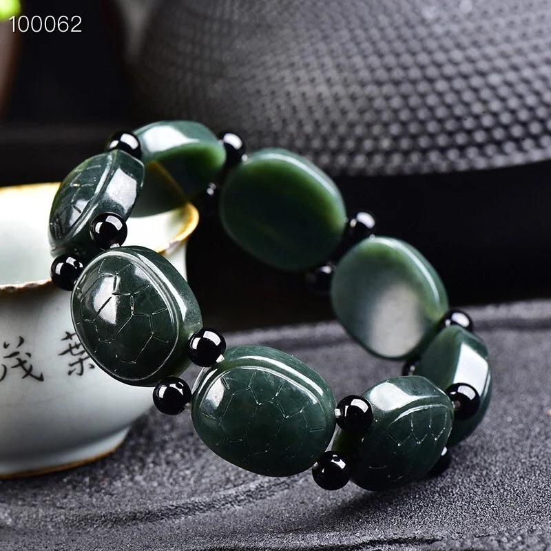 Mai Chuang/ He Tian Cyan Jade Fushou Turtle Bracelet Fashion Bangles Personality Charm Jewelry Exquisite Men Women Couple Gift
Mai Chuang/ He Tian Cyan Jade Fushou Turtle Bracelet Fashion Bangles Personality Charm Jewelry Exquisite Men Women Couple Gift