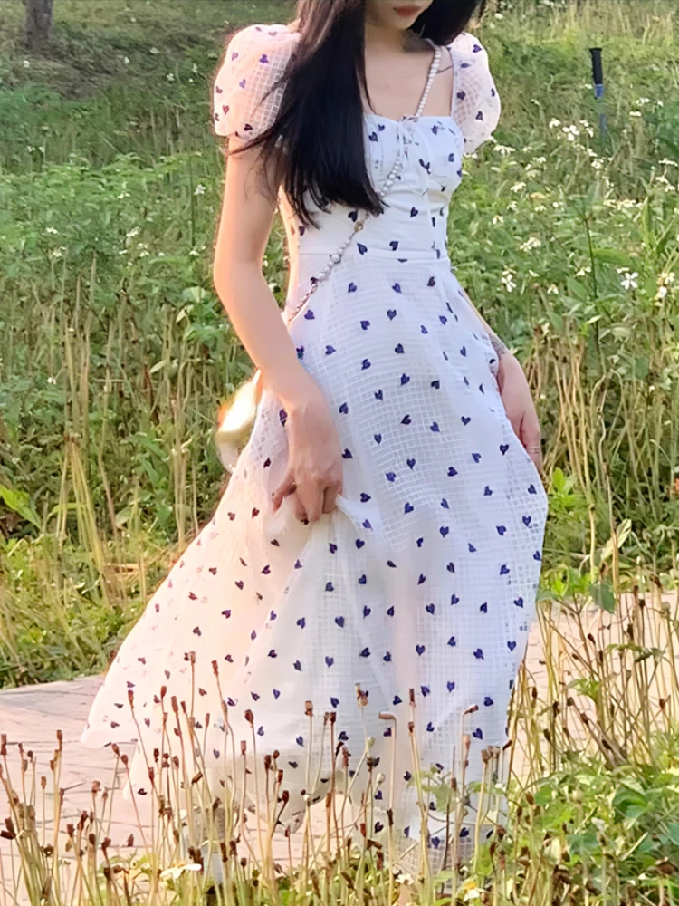French Sweet Chic and Elegant Dress Print Short Sleeve Midi Dress Fashion Casual Even Party Dresses for Women Summer 2022 Korean
French Sweet Chic and Elegant Dress Print Short Sleeve Midi Dress Fashion Casual Even Party Dresses for Women Summer 2022 Korean