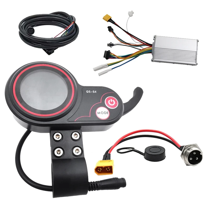 QS-S4 72V Thumb Throttle LCD Display Meter+48V 800W Controller+XT-60 Kit Only For Zero 11X Electric Scooter 6PIN Display
QS-S4 72V Thumb Throttle LCD Display Meter+48V 800W Controller+XT-60 Kit Only For Zero 11X Electric Scooter 6PIN Display
