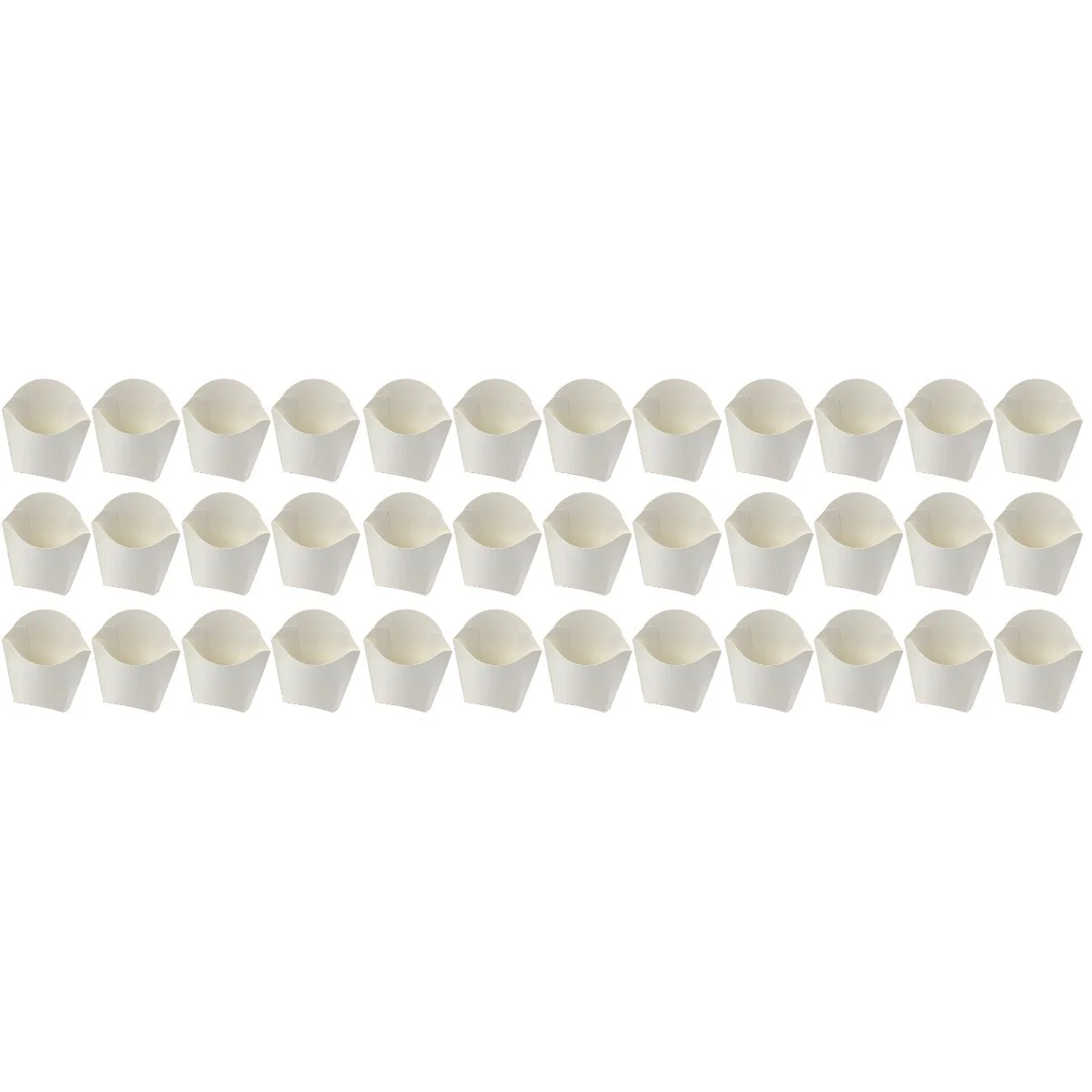72 Pcs Paper Holder Disposable Fries Containers Cone French Holders White Fry Cake Food Stackable Cup
72 Pcs Paper Holder Disposable Fries Containers Cone French Holders White Fry Cake Food Stackable Cup