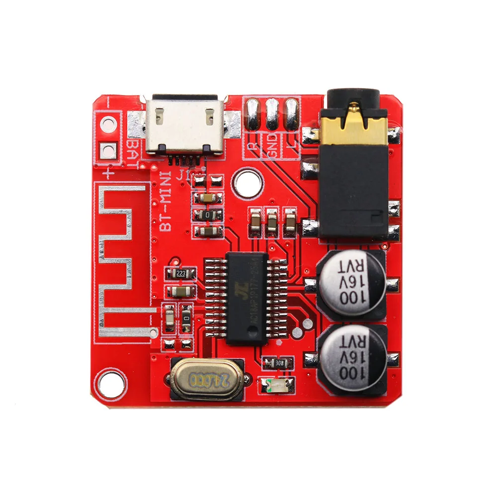 Bluetooth 4.1 Audio Receiver Board MP3 Lossless Decoder Board Wireless Stereo Music Module 3.7-5V XY-BT-Mini WAV APE FLAC Decode
Bluetooth 4.1 Audio Receiver Board MP3 Lossless Decoder Board Wireless Stereo Music Module 3.7-5V XY-BT-Mini WAV APE FLAC Decode
