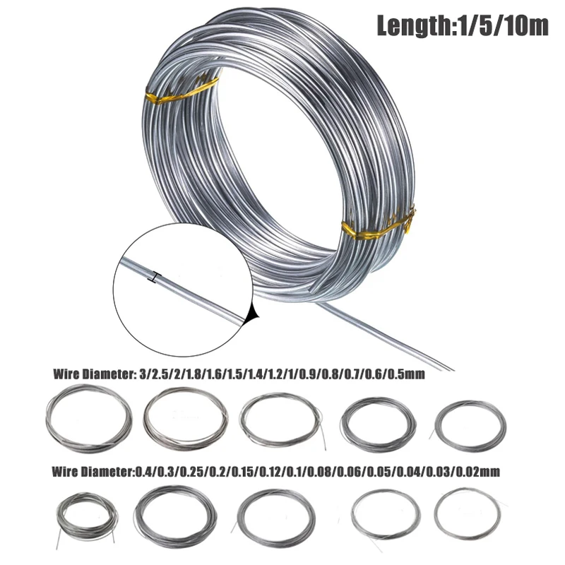 304 Stainless Steel Spring Wire 0.4/0.5/0.6/0.7/0.8/1/1.2/1.5/1.8/2mm Spring hard Steel Wire
304 Stainless Steel Spring Wire 0.4/0.5/0.6/0.7/0.8/1/1.2/1.5/1.8/2mm Spring hard Steel Wire