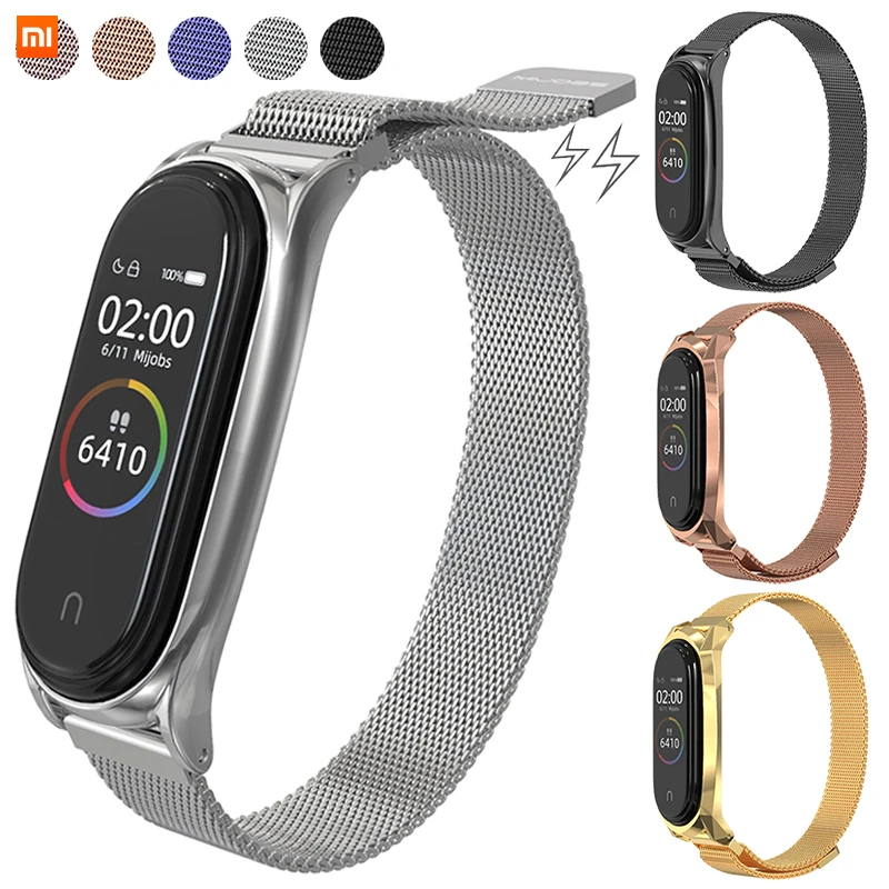 Stainless steel bracelet for xiaomi mi band 4 5 6 magnetic pulse metal bracelet miband for mi band 6 miband 5 4 bracelet
Stainless steel bracelet for xiaomi mi band 4 5 6 magnetic pulse metal bracelet miband for mi band 6 miband 5 4 bracelet