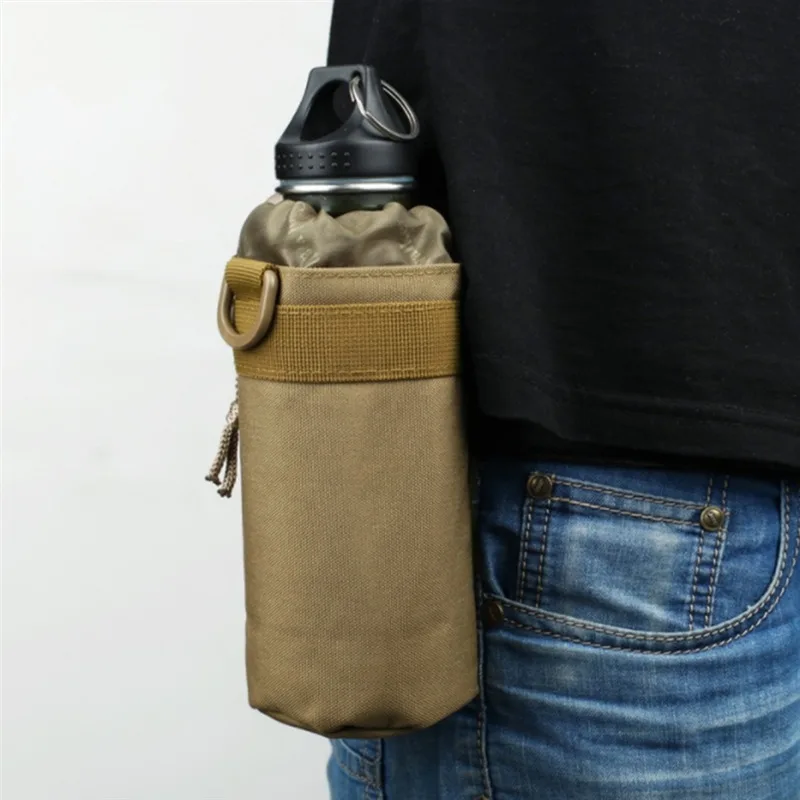 Portable Tactical Water Bottle Pouch Nylon Canteen Cover Holster Outdoor Camping Kettle Bag
Portable Tactical Water Bottle Pouch Nylon Canteen Cover Holster Outdoor Camping Kettle Bag