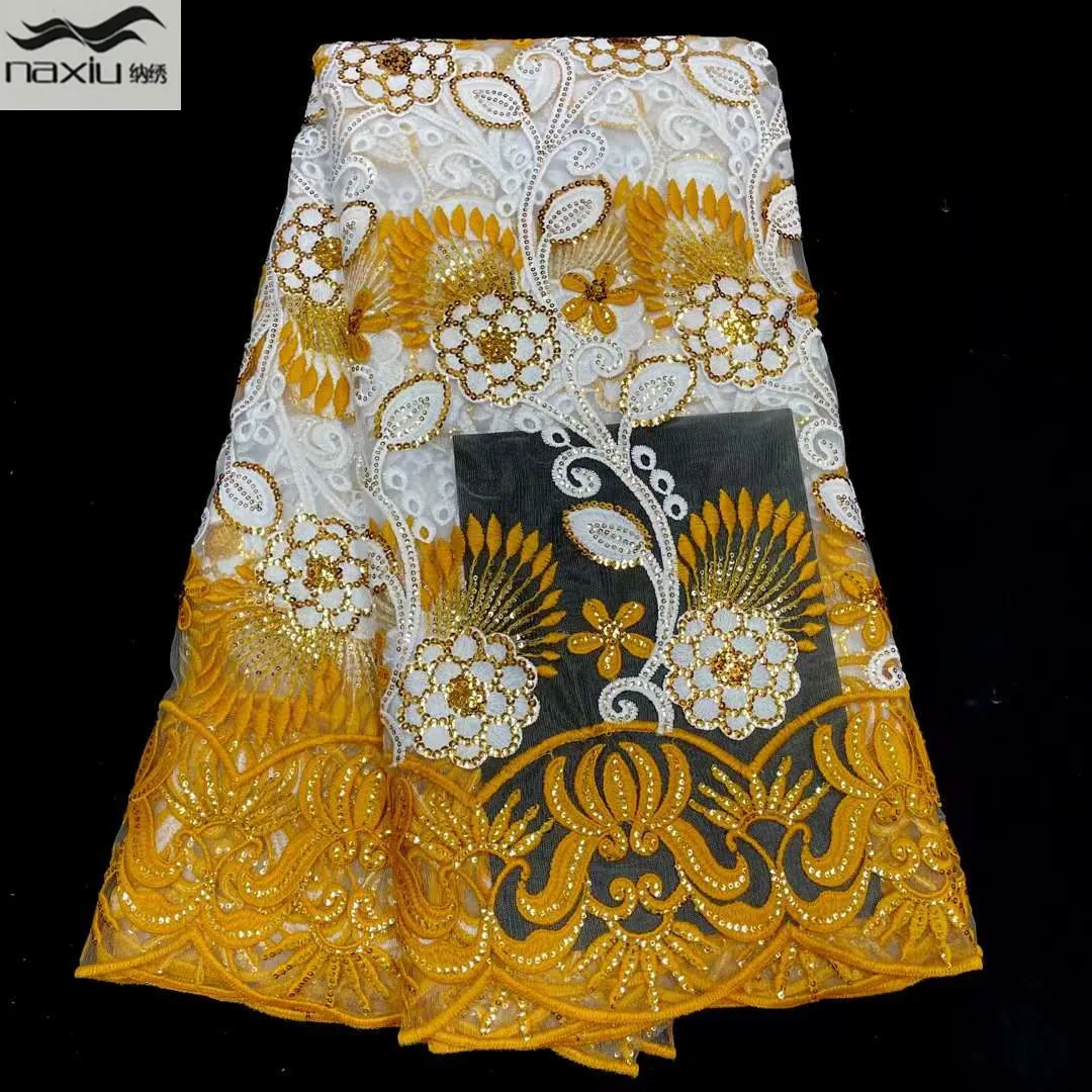 Madison Nigerian Lace Fabric 2022 High Quality Lace African French Tulle Lace Fabric With Sequins For Party Dresses
Madison Nigerian Lace Fabric 2022 High Quality Lace African French Tulle Lace Fabric With Sequins For Party Dresses