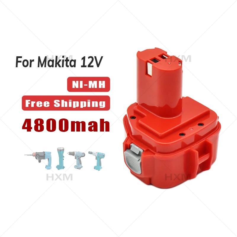 Brand NEW 12V 4800mAh Replacement Battery for Makita 12V Ni-MH Rechargeable Power Tool PA12 1220 1222 1235 1233S 6271D 
Brand NEW 12V 4800mAh Replacement Battery for Makita 12V Ni-MH Rechargeable Power Tool PA12 1220 1222 1235 1233S 6271D