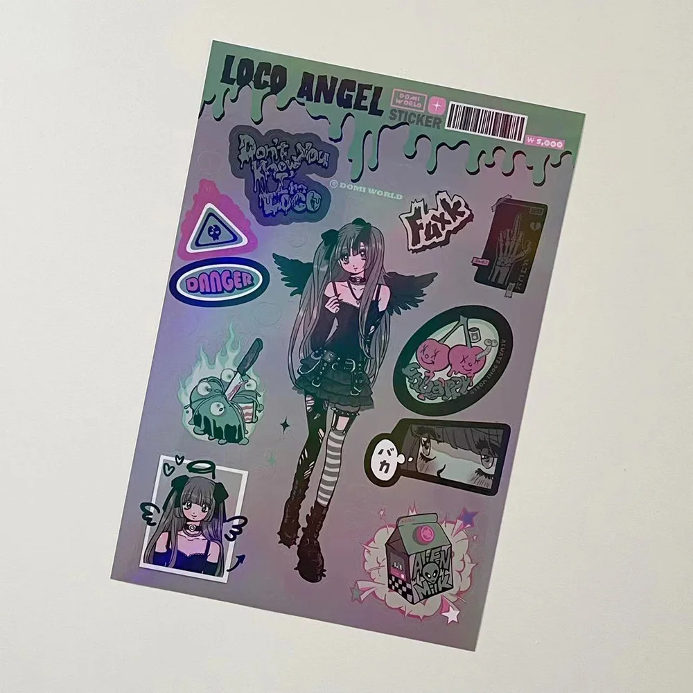 Hot Korean Sweet Cool Girl Theme Series Stickers Scene Decoration Diy Hand Account Material Sticker Laser Cartoon Style Toy
Hot Korean Sweet Cool Girl Theme Series Stickers Scene Decoration Diy Hand Account Material Sticker Laser Cartoon Style Toy