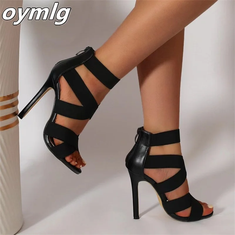 Stiletto sandals women's high-heeled women's shoes 2022 summer new broadband fashion temperament high-heeled shoes large size
Stiletto sandals women's high-heeled women's shoes 2022 summer new broadband fashion temperament high-heeled shoes large size