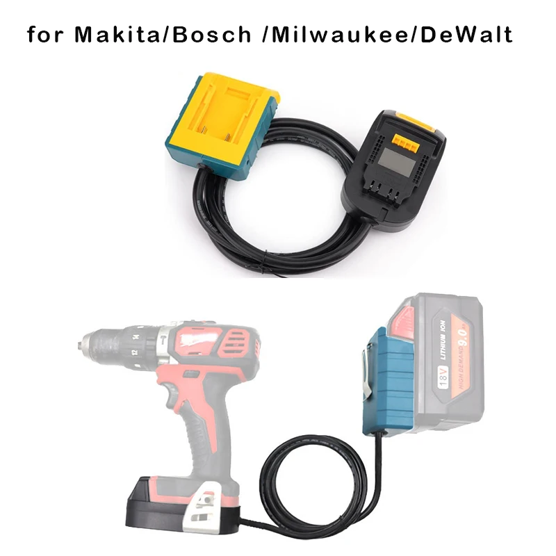 Удлинитель аккумулятора, для литиевых аккумуляторов и инструментов Makita/Bosch /Milwaukee/DeWalt 18 в
Удлинитель аккумулятора, для литиевых аккумуляторов и инструментов Makita/Bosch /Milwaukee/DeWalt 18 в