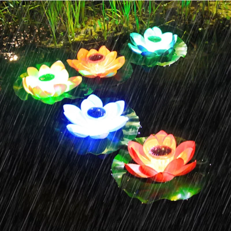 Solar Artifical Floating Lotus Light Solar Powered Night Light Pool Light Lotus Lamp Garden Pond Fountain Decor Outdoor Lighting
Solar Artifical Floating Lotus Light Solar Powered Night Light Pool Light Lotus Lamp Garden Pond Fountain Decor Outdoor Lighting