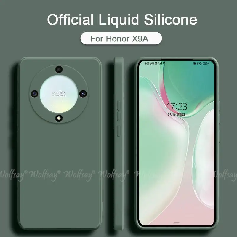 For Honor X9A Case Liquid Silicone Official Rubber Protector Phone Case For Honor X9A Cover Honor X9A X8A X7A X9 X8 X7 X6S Case
For Honor X9A Case Liquid Silicone Official Rubber Protector Phone Case For Honor X9A Cover Honor X9A X8A X7A X9 X8 X7 X6S Case
