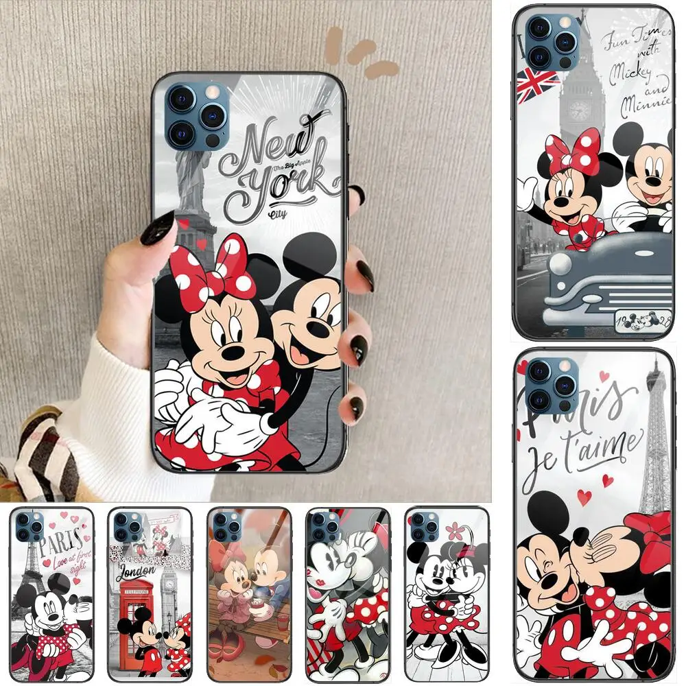 Mickey and Minnie Glass Case For iphone 13 12 11 14 Pro Max 12Pro XS Max XR X 7 8 Plus SE 2020 mini custom couple Cover
Mickey and Minnie Glass Case For iphone 13 12 11 14 Pro Max 12Pro XS Max XR X 7 8 Plus SE 2020 mini custom couple Cover