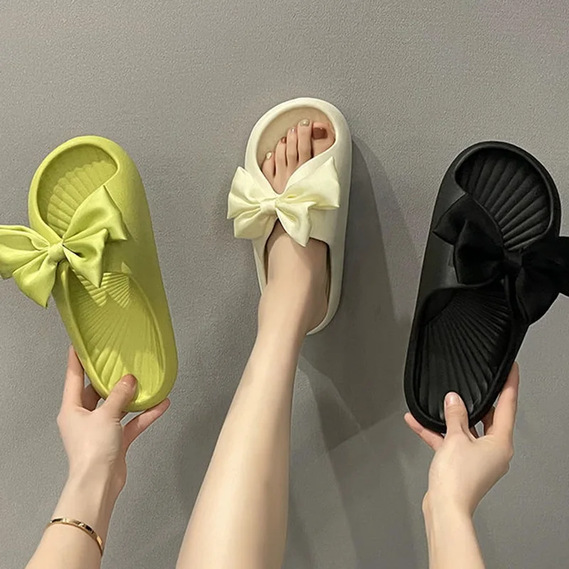 Bowknot Sandals Women 2022 Slippers Indoor House Non-Slip Lovely Slippers Women Sandals Fashion Beach Slides Outside Flip Flops
Bowknot Sandals Women 2022 Slippers Indoor House Non-Slip Lovely Slippers Women Sandals Fashion Beach Slides Outside Flip Flops