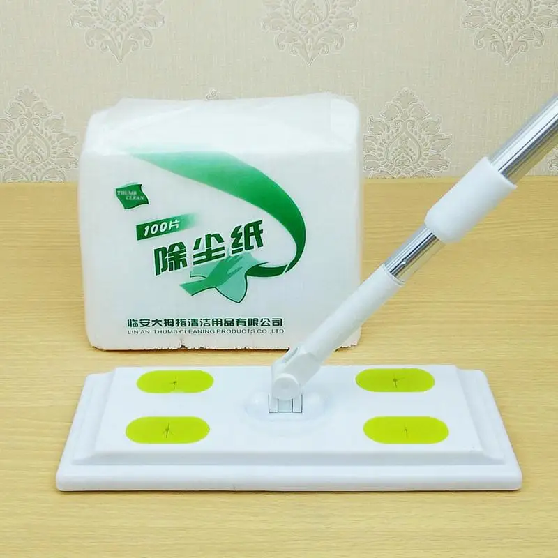 Useful 100PCS Disposable Electrostatic Dust Removal Mop Paper Home Kitchen Bathroom Cleaning Cloth Replacement Mop Head Cloth
Useful 100PCS Disposable Electrostatic Dust Removal Mop Paper Home Kitchen Bathroom Cleaning Cloth Replacement Mop Head Cloth