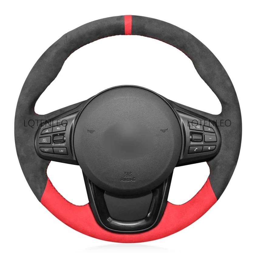 Black Red Alcantara Red Marker Hand-stitched Soft Car Steering Wheel Cover for Toyota Supra GR Supra 2019 2020 2021
Black Red Alcantara Red Marker Hand-stitched Soft Car Steering Wheel Cover for Toyota Supra GR Supra 2019 2020 2021