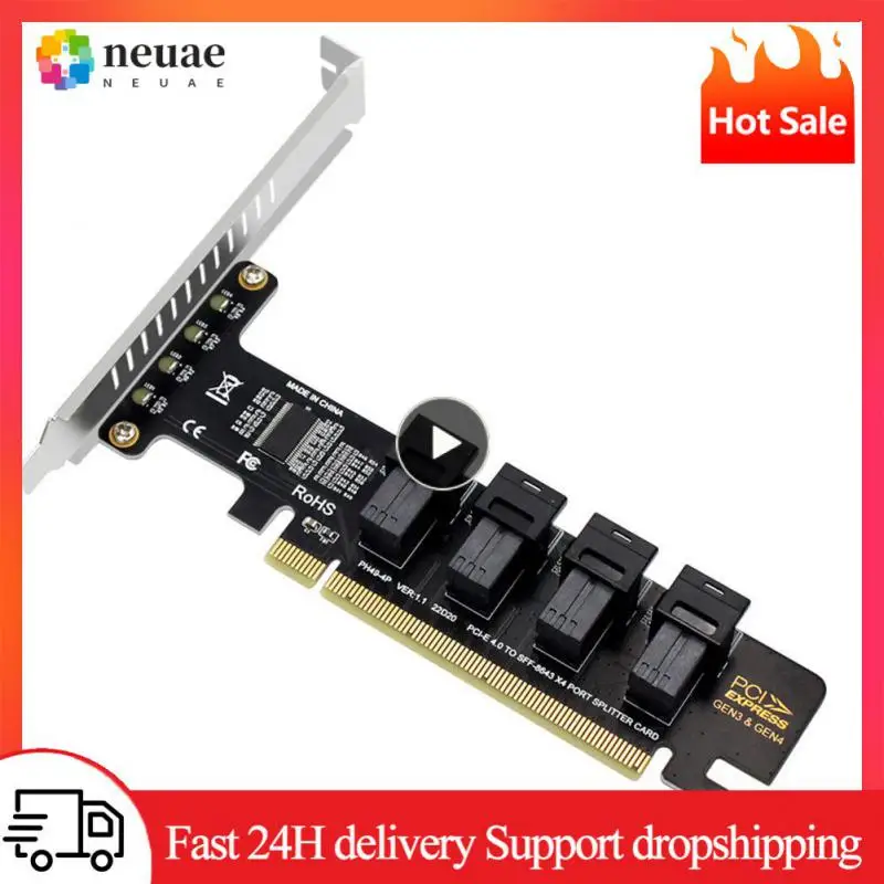

Pci-e X16 To Sff-8643 Pcie To U2 Adapter Portable Expansion Card High Speed Sff-8643 Sff-8639 Pcie4.0 Split Card Stable