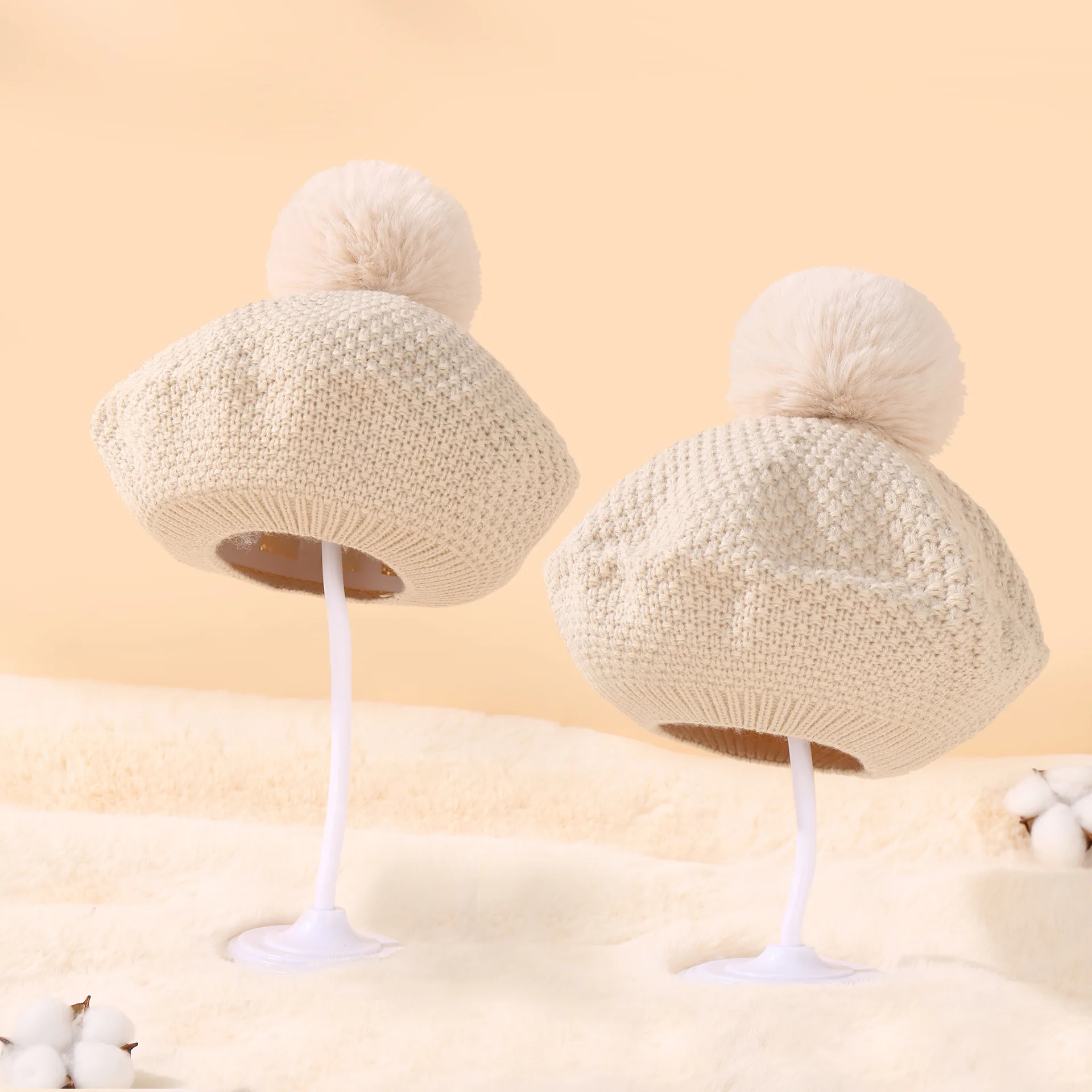 Mummy and Me Knit Cap Mommy Baby Soft Warm Cute Pompom Beret Parent-child Hat for Winter Warm Knitted Beanie Hat Baby Headwear
Mummy and Me Knit Cap Mommy Baby Soft Warm Cute Pompom Beret Parent-child Hat for Winter Warm Knitted Beanie Hat Baby Headwear