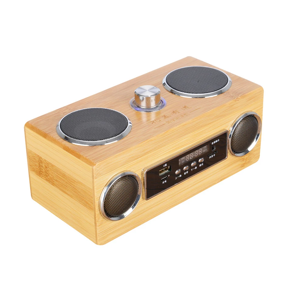 Bamboo Wood Bluetooth Speaker Retro Home Wireless Card Mini Computer Mobile Phone Audio Classic Chinese Learning Machine
Bamboo Wood Bluetooth Speaker Retro Home Wireless Card Mini Computer Mobile Phone Audio Classic Chinese Learning Machine