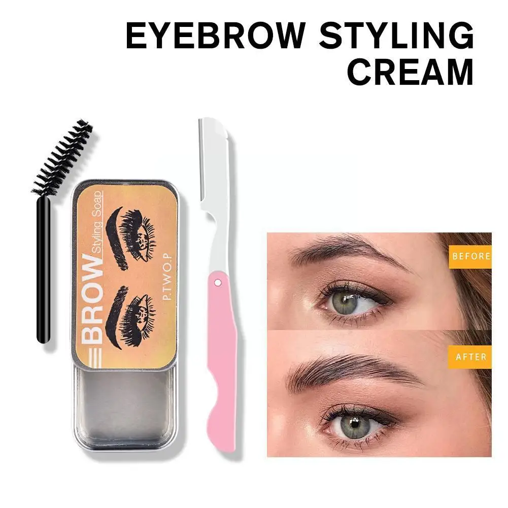 Waterproof Eyebrow Styling Cream Kit Natural Wild Eyebrow Styling Transparent Brow Makeup Quick-drying Long-lasting Cosmeti F5I2
Waterproof Eyebrow Styling Cream Kit Natural Wild Eyebrow Styling Transparent Brow Makeup Quick-drying Long-lasting Cosmeti F5I2