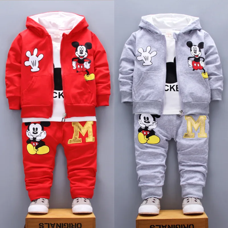 New Children Clothes Set Kids Boy Girl Long Sleeve T Shirts+Pants+Coat 3 PCS Mickey Autumn Outwear Suit Toddler Sport Tracksuits
New Children Clothes Set Kids Boy Girl Long Sleeve T Shirts+Pants+Coat 3 PCS Mickey Autumn Outwear Suit Toddler Sport Tracksuits